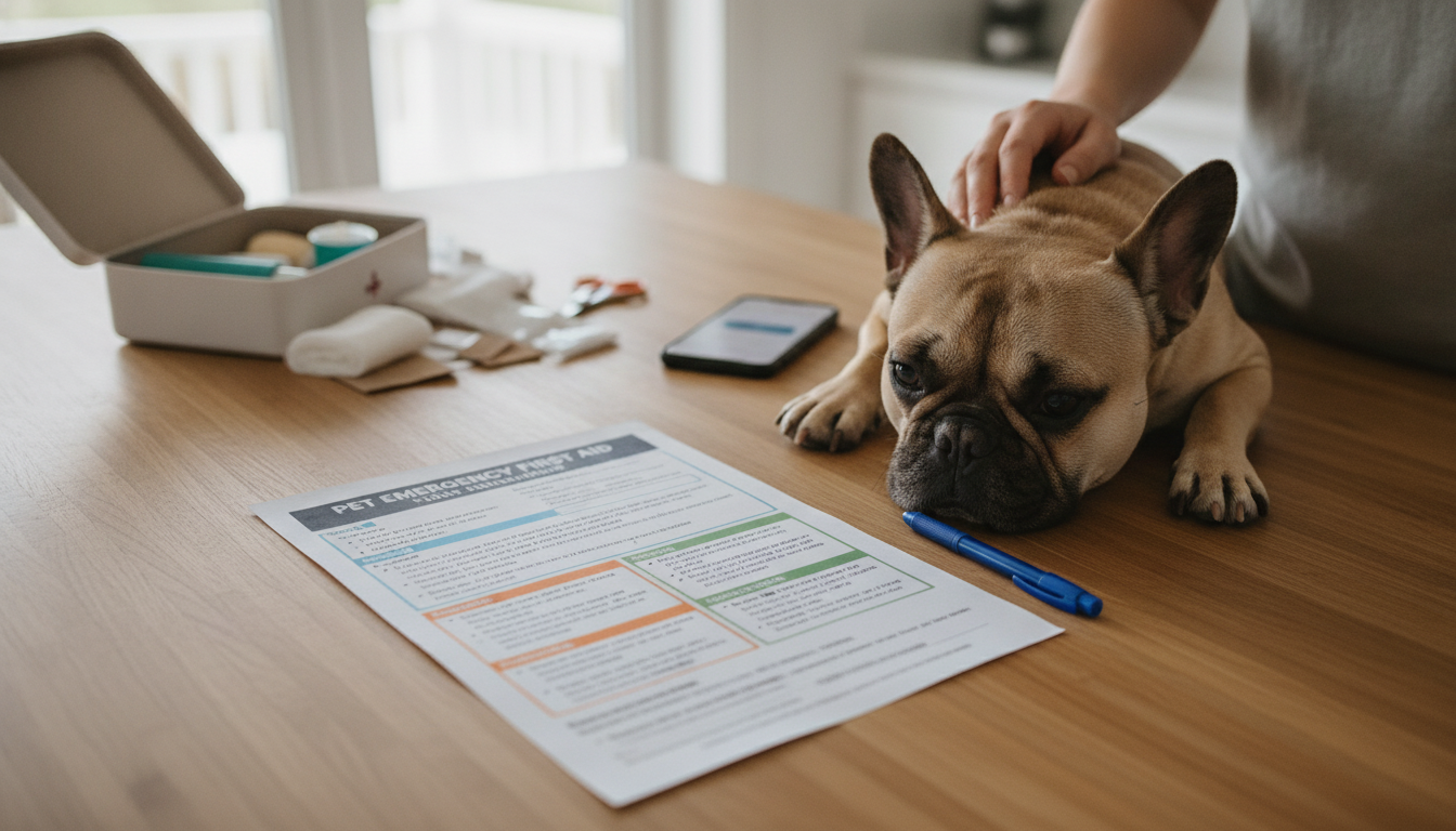Printable Pet First Aid Cheat Sheet for Emergencies